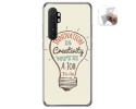 Funda Gel Tpu para Xiaomi Mi Note 10 Lite diseño Creativity Dibujos