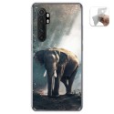 Funda Gel Tpu para Xiaomi Mi Note 10 Lite diseño Elefante Dibujos