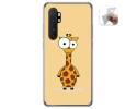 Funda Gel Tpu para Xiaomi Mi Note 10 Lite diseño Jirafa Dibujos