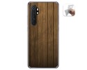 Funda Gel Tpu para Xiaomi Mi Note 10 Lite diseño Madera Dibujos
