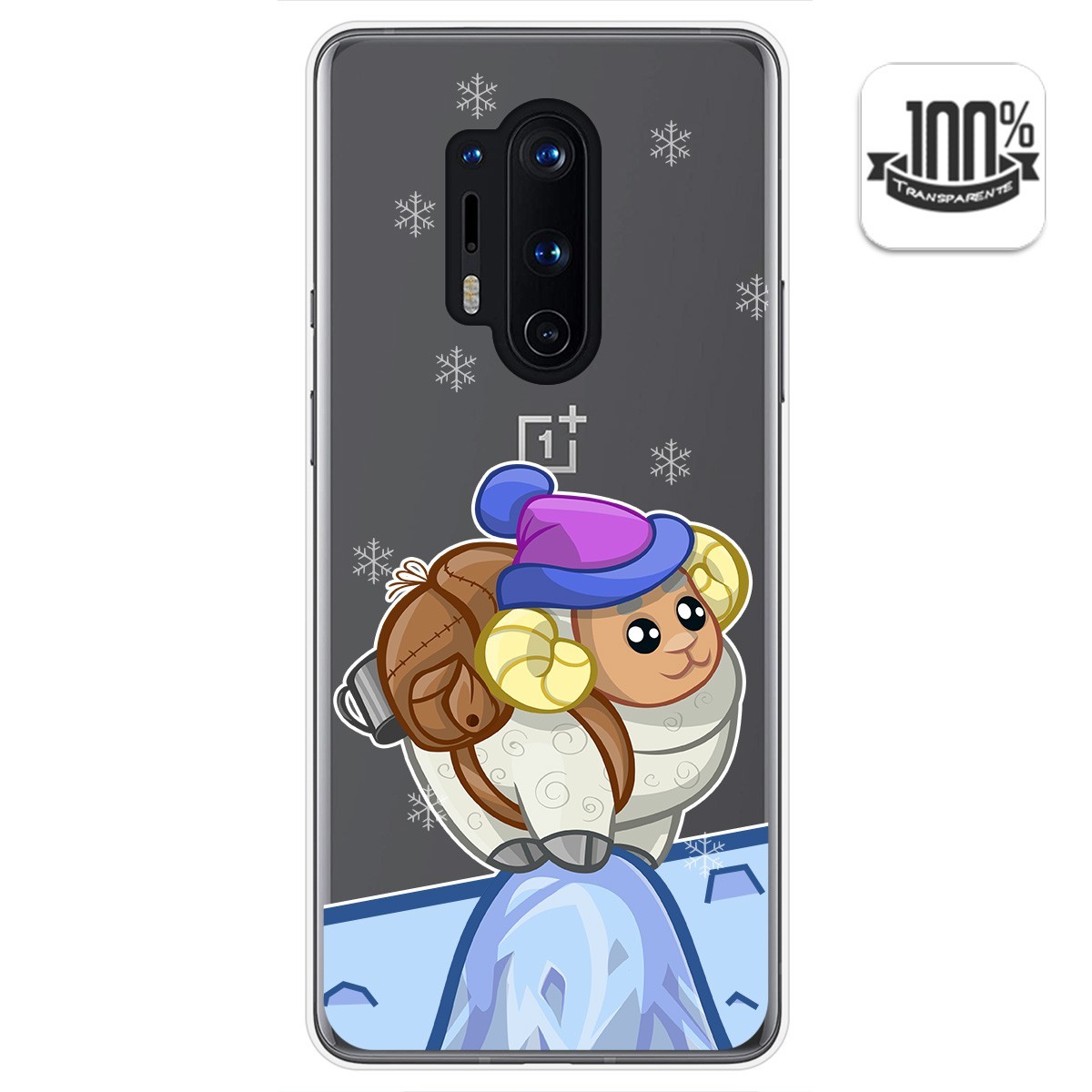 Funda Gel Transparente para Oneplus 8 Pro diseño Cabra Dibujos