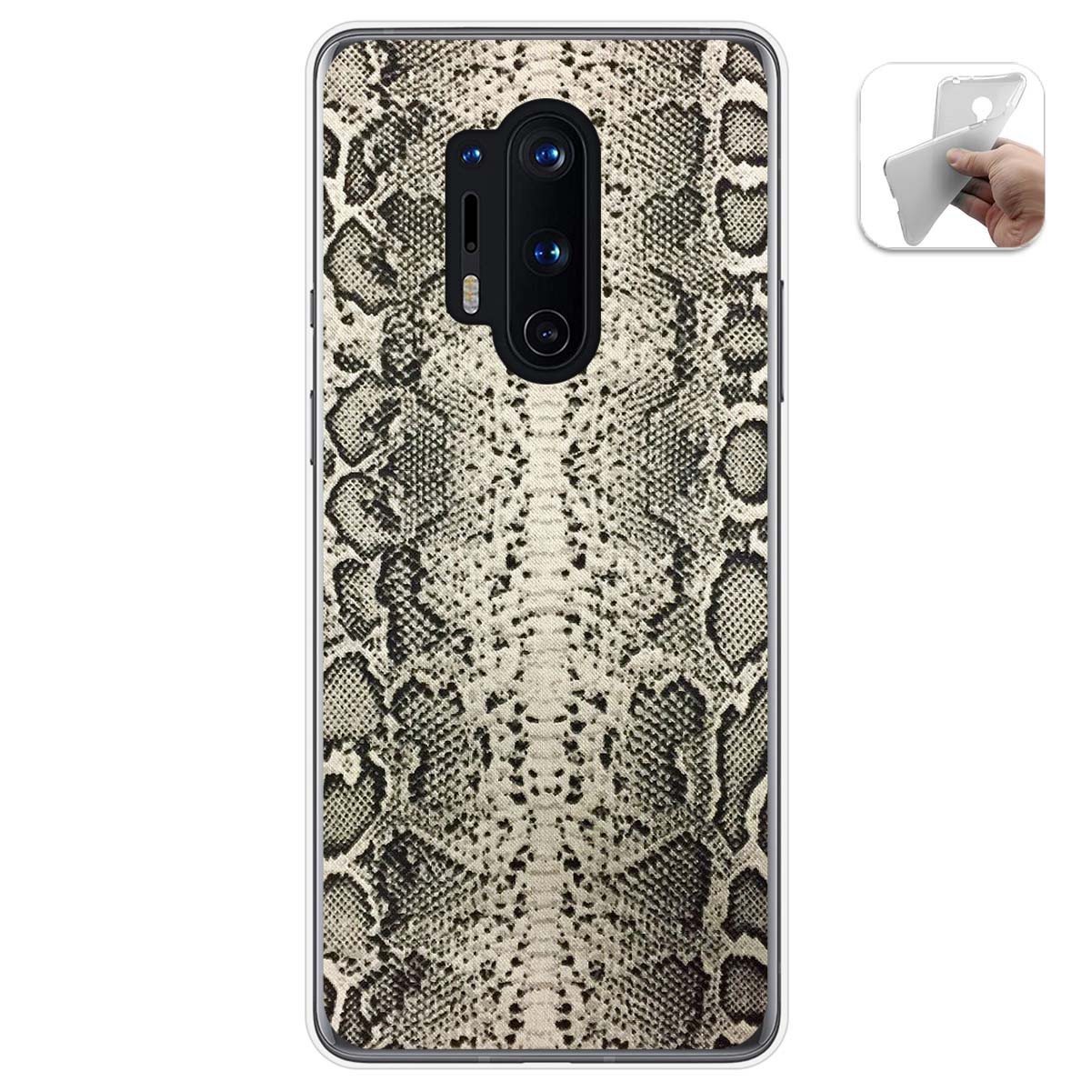 Funda Gel Tpu para Oneplus 8 Pro diseño Animal 01 Dibujos