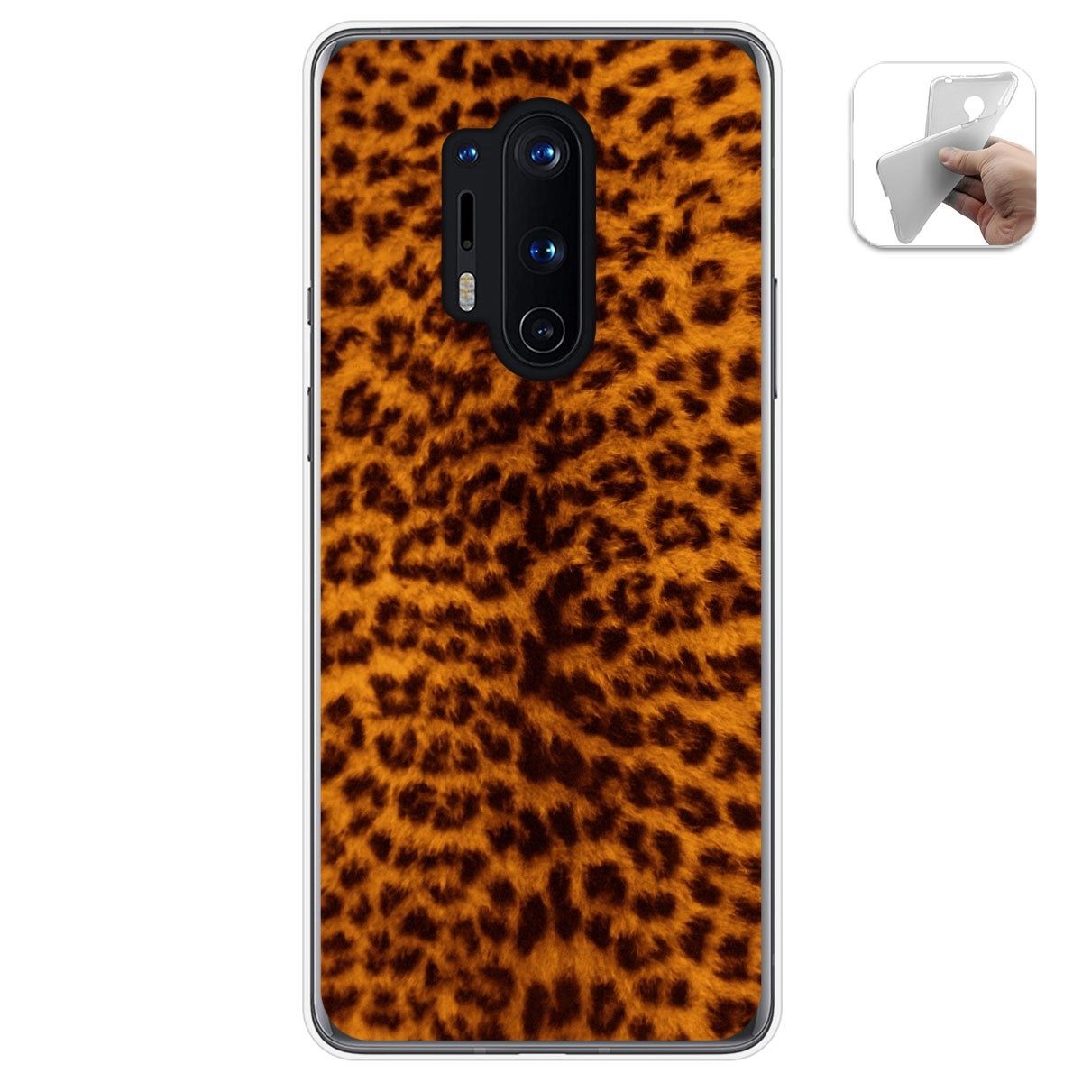 Funda Gel Tpu para Oneplus 8 Pro diseño Animal 03 Dibujos