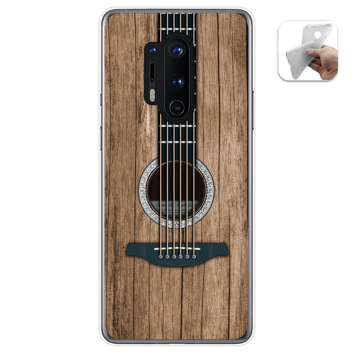 Funda Gel Tpu para Oneplus 8 Pro diseño Madera 11 Dibujos