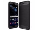 Funda Gel Tpu Tipo Carbon Negra para Huawei P10 Plus