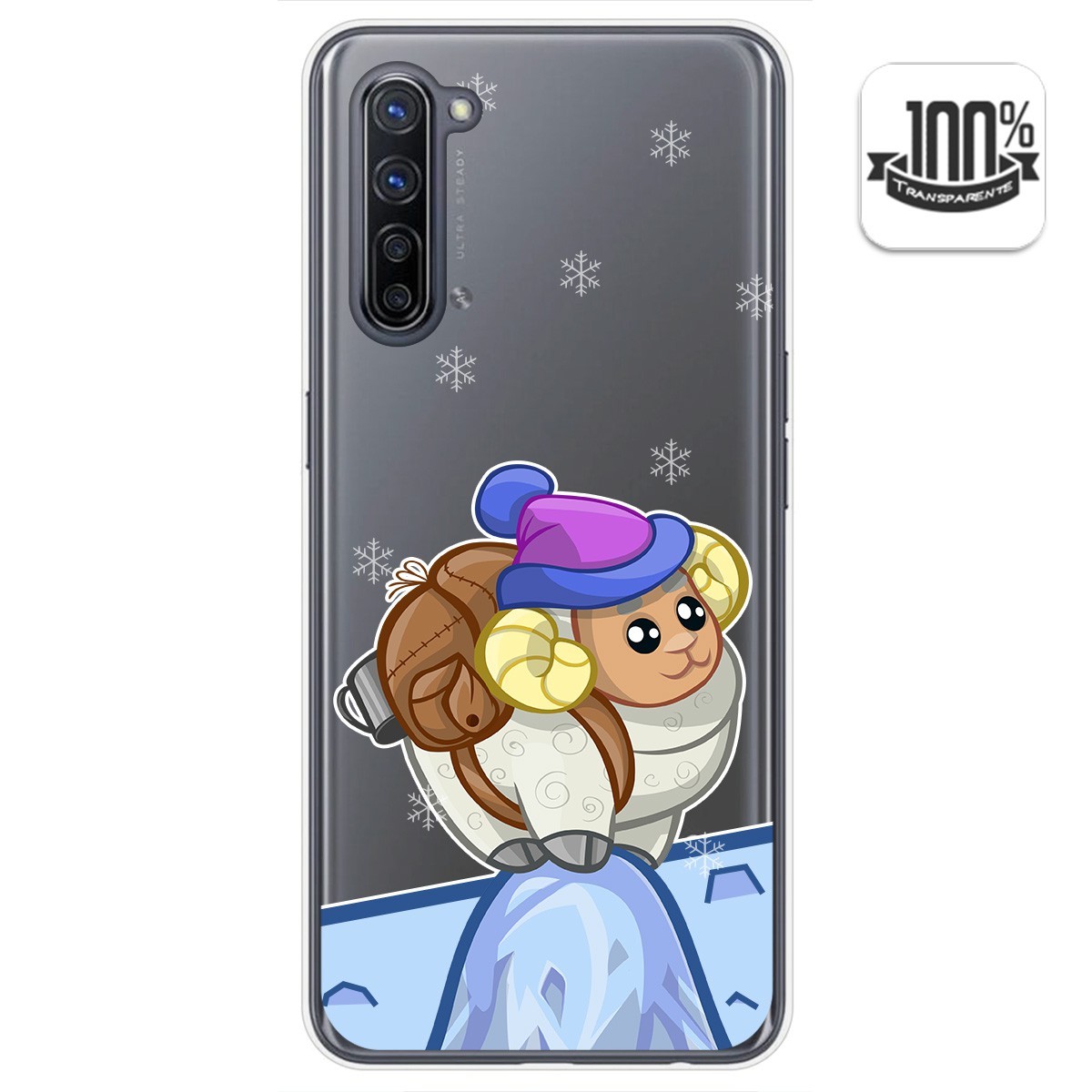 Funda Gel Transparente para Oppo Find X2 Lite diseño Cabra Dibujos