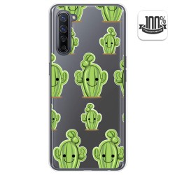 Funda Gel Transparente para Oppo Find X2 Lite diseño Cactus Dibujos