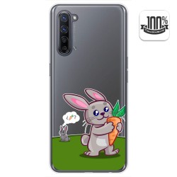 Funda Gel Transparente para Oppo Find X2 Lite diseño Conejo Dibujos
