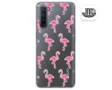 Funda Gel Transparente para Oppo Find X2 Lite diseño Flamenco Dibujos