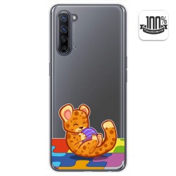 Funda Gel Transparente para Oppo Find X2 Lite diseño Leopardo Dibujos