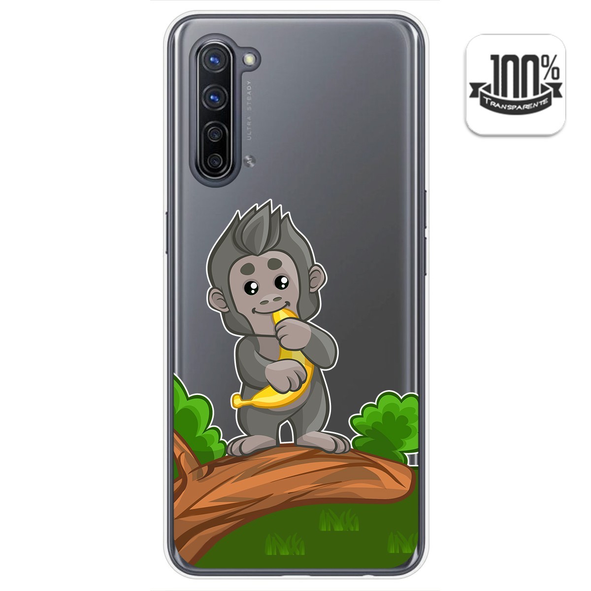 Funda Gel Transparente para Oppo Find X2 Lite diseño Mono Dibujos