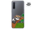Funda Gel Transparente para Oppo Find X2 Lite diseño Panda Dibujos