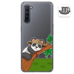Funda Gel Transparente para Oppo Find X2 Lite diseño Panda Dibujos