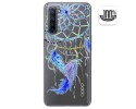 Funda Gel Transparente para Oppo Find X2 Lite diseño Plumas Dibujos