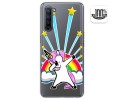 Funda Gel Transparente para Oppo Find X2 Lite diseño Unicornio Dibujos
