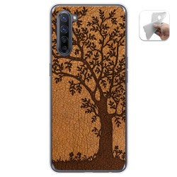 Funda Gel Tpu para Oppo Find X2 Lite diseño Cuero 03 Dibujos