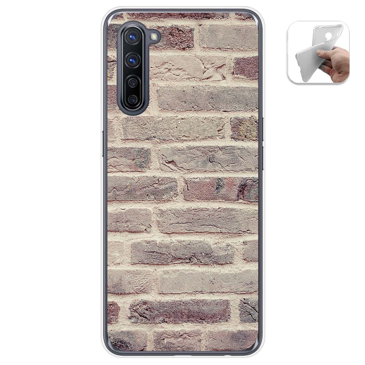 Funda Gel Tpu para Oppo Find X2 Lite diseño Ladrillo 01 Dibujos