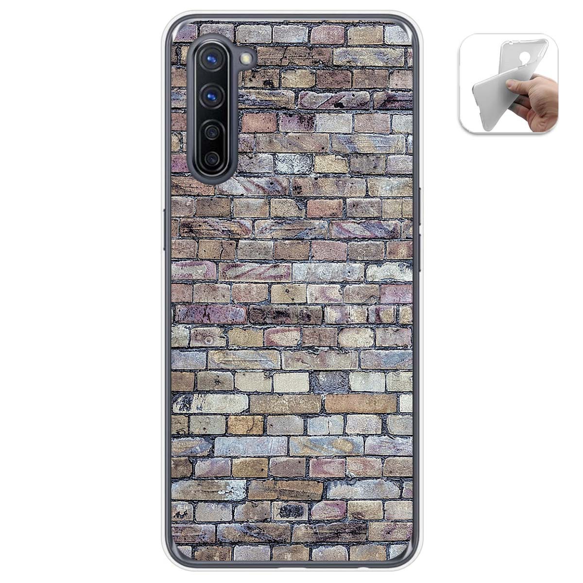 Funda Gel Tpu para Oppo Find X2 Lite diseño Ladrillo 02 Dibujos