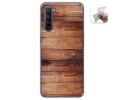 Funda Gel Tpu para Oppo Find X2 Lite diseño Madera 02 Dibujos