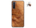 Funda Gel Tpu para Oppo Find X2 Lite diseño Madera 04 Dibujos