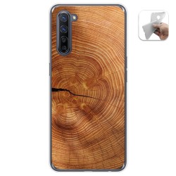 Funda Gel Tpu para Oppo Find X2 Lite diseño Madera 04 Dibujos