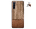 Funda Gel Tpu para Oppo Find X2 Lite diseño Madera 09 Dibujos