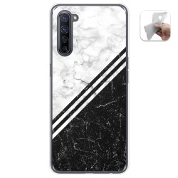 Funda Gel Tpu para Oppo Find X2 Lite diseño Mármol 01 Dibujos