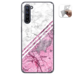 Funda Gel Tpu para Oppo Find X2 Lite diseño Mármol 03 Dibujos