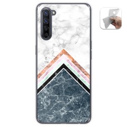 Funda Gel Tpu para Oppo Find X2 Lite diseño Mármol 05 Dibujos