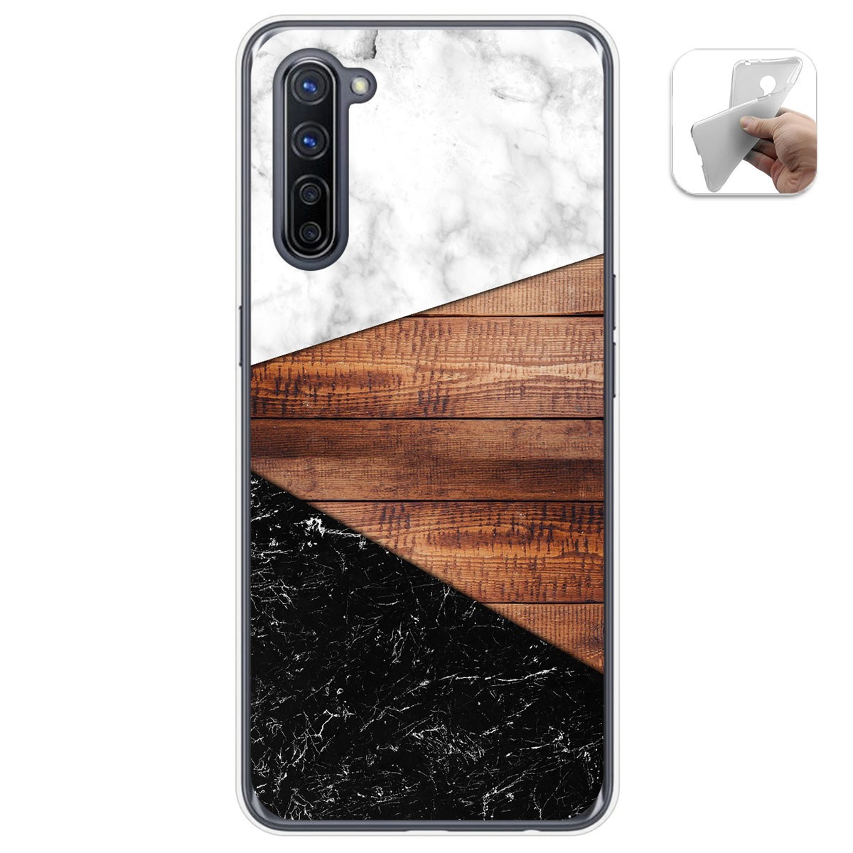 Funda Gel Tpu para Oppo Find X2 Lite diseño Mármol 11 Dibujos