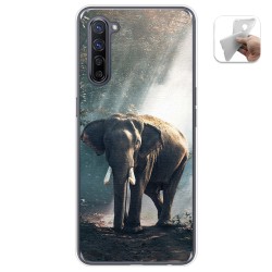 Funda Gel Tpu para Oppo Find X2 Lite diseño Elefante Dibujos