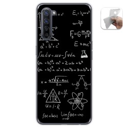 Funda Gel Tpu para Oppo Find X2 Lite diseño Formulas Dibujos