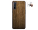 Funda Gel Tpu para Oppo Find X2 Lite diseño Madera Dibujos