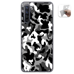 Funda Gel Tpu para Oppo Find X2 Lite diseño Snow Camuflaje Dibujos