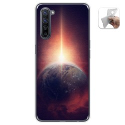 Funda Gel Tpu para Oppo Find X2 Lite diseño Tierra Dibujos