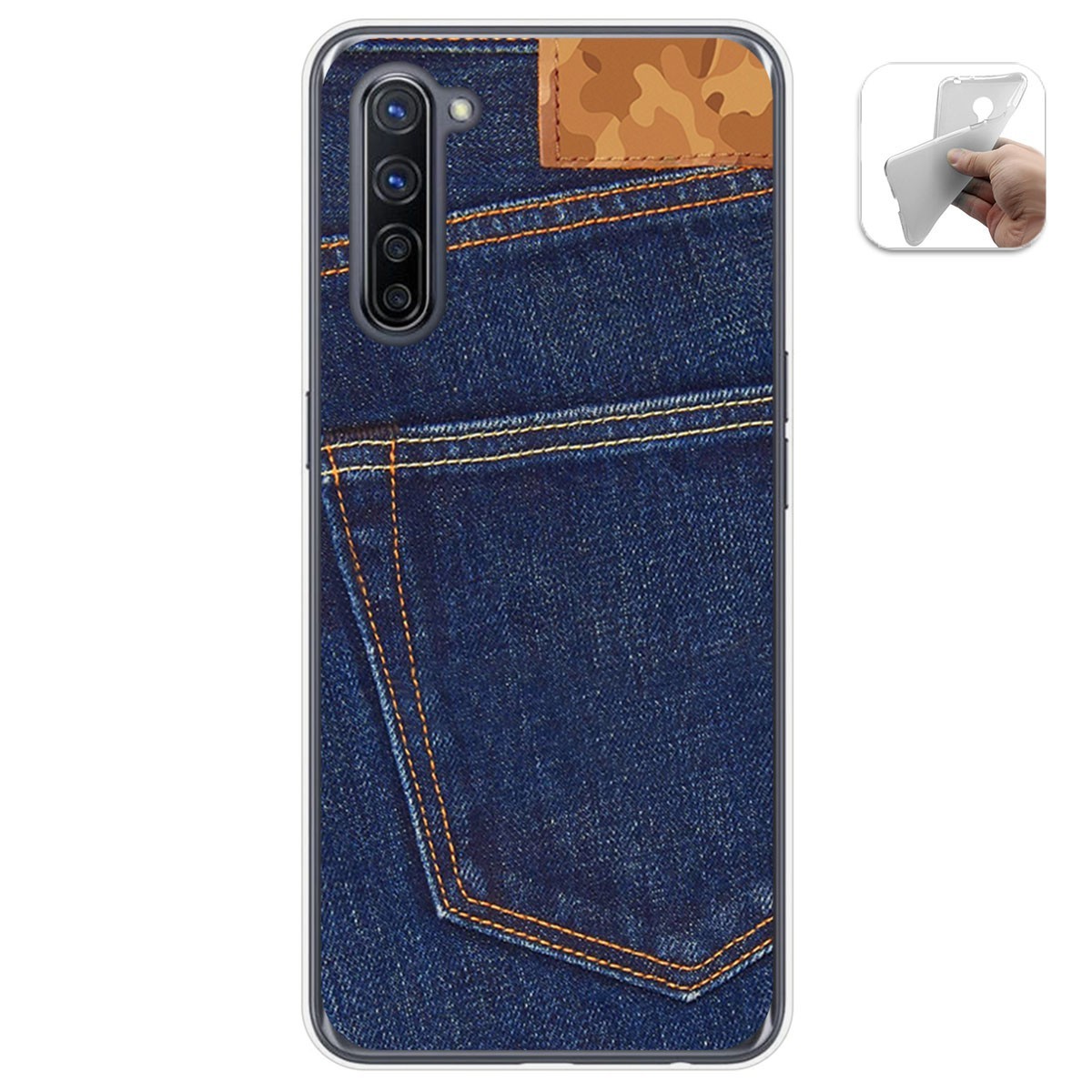 Funda Gel Tpu para Oppo Find X2 Lite diseño Vaquero Dibujos