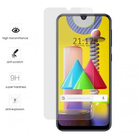 Protector Cristal Templado para Samsung Galaxy M31 Vidrio