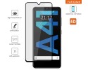 Protector Cristal Templado Completo 5D Full Glue Negro para Samsung Galaxy A41 Vidrio