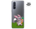 Funda Gel Transparente para Oppo Find X2 Neo diseño Conejo Dibujos