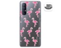 Funda Gel Transparente para Oppo Find X2 Neo diseño Flamenco Dibujos