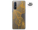 Funda Gel Transparente para Oppo Find X2 Neo diseño Hojas Dibujos