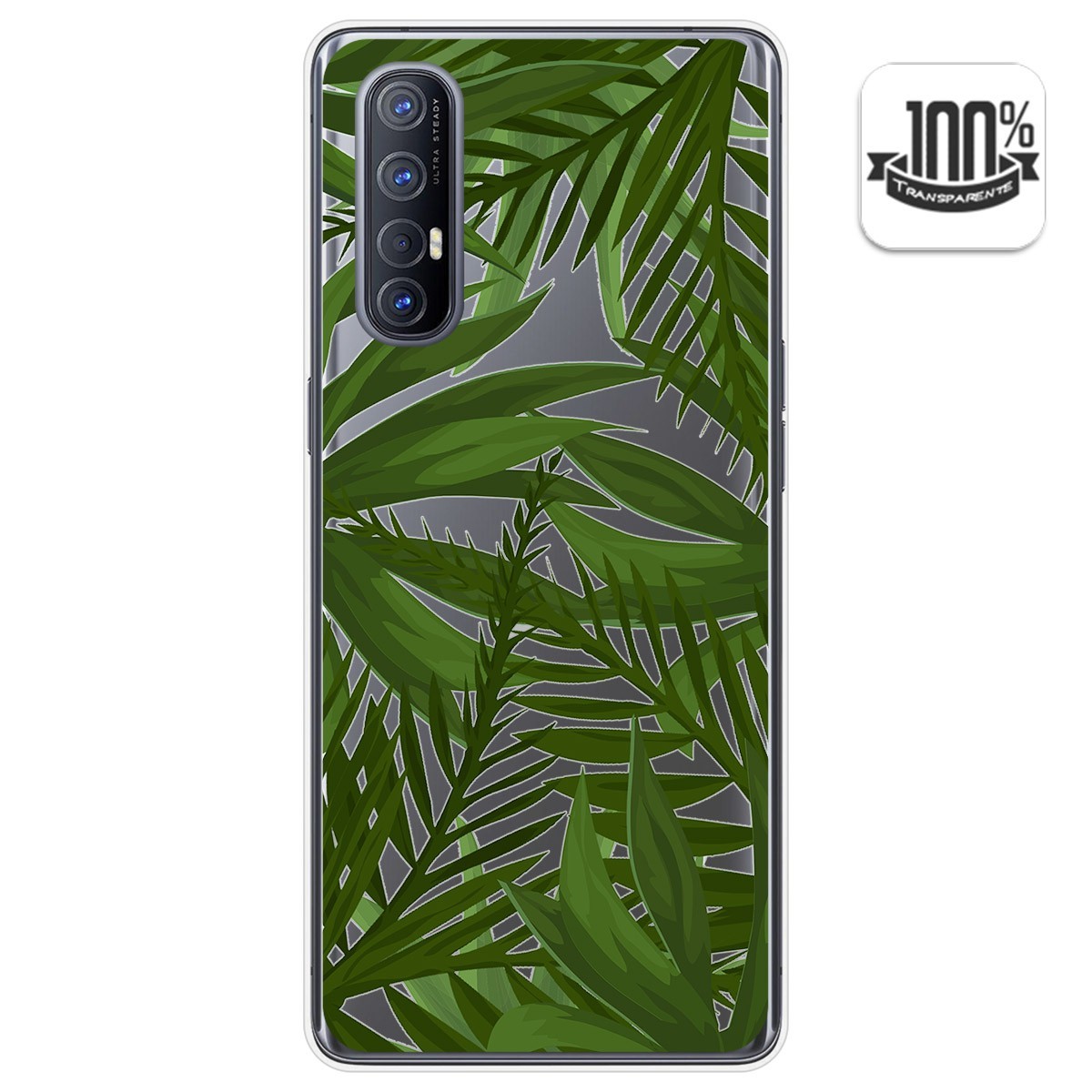 Funda Gel Transparente para Oppo Find X2 Neo diseño Jungla Dibujos