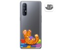 Funda Gel Transparente para Oppo Find X2 Neo diseño Leopardo Dibujos