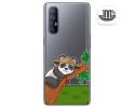 Funda Gel Transparente para Oppo Find X2 Neo diseño Panda Dibujos