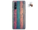 Funda Gel Tpu para Oppo Find X2 Neo diseño Madera 10 Dibujos