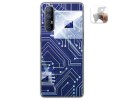Funda Gel Tpu para Oppo Find X2 Neo diseño Circuito Dibujos