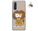 Funda Gel Tpu para Oppo Find X2 Neo diseño Leon Dibujos