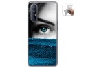 Funda Gel Tpu para Oppo Find X2 Neo diseño Ojo Dibujos