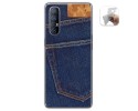 Funda Gel Tpu para Oppo Find X2 Neo diseño Vaquero Dibujos