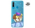 Funda Gel Transparente para Realme C3 diseño Cabra Dibujos